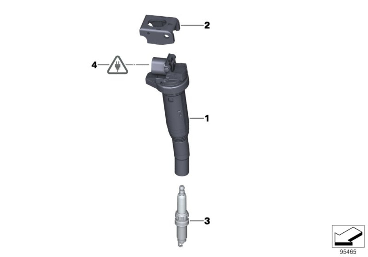 Genuine BMW/ MINI N20 N26 N55 S55 Ignition Coil (Inc. M135i, M235i, F80 M3, 335i)