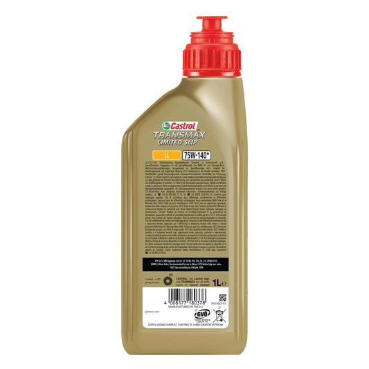 Castrol Transmax Limited Slip LL 75W140 Gear Oil - 1 Litre