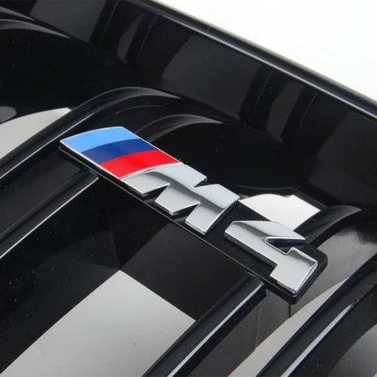 Genuine BMW F82 F83 M4 OEM M Performance Front Grilles In Gloss Black