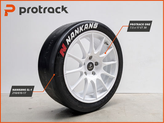 Protrack One Alloy Wheel - White
