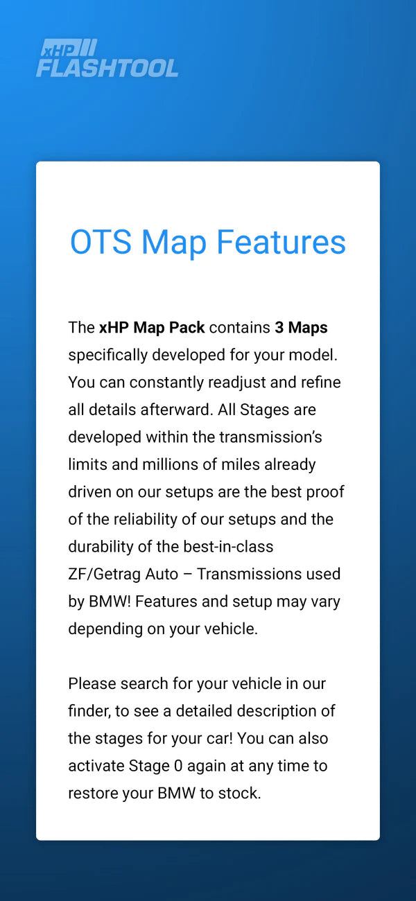 xHP TCU Flash Combo Package - Gearbox Remap (To Be Installed at GAW HQ)