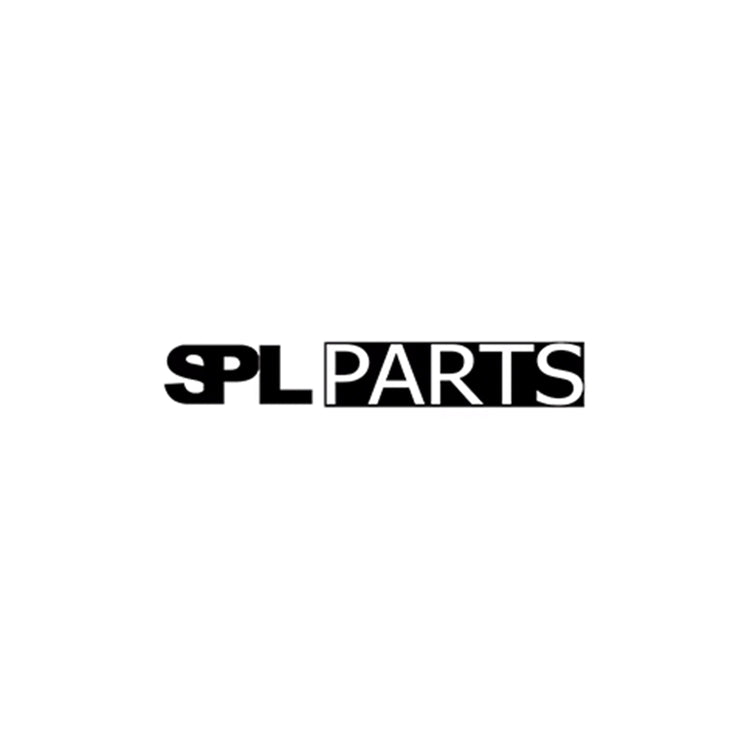 SPL Suspension Parts Logo. White Background with Black Text. 'Parts' is in negative with a black background and white text.