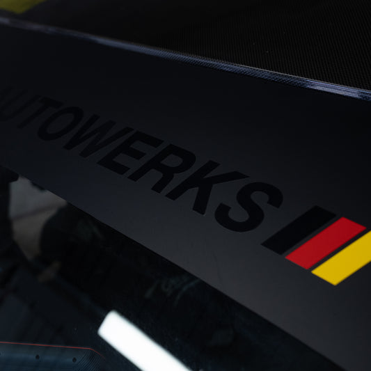 German Autowerks Sunstrip (Black on Black)