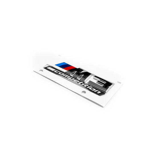 Genuine BMW M3 Competition LCI Rear Badge In Gloss Black (G80/G81)