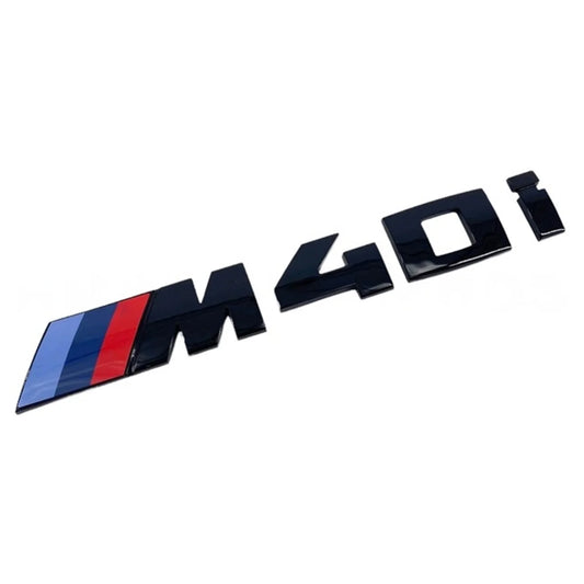 Genuine BMW M Performance M40i Rear Badge In Gloss Black