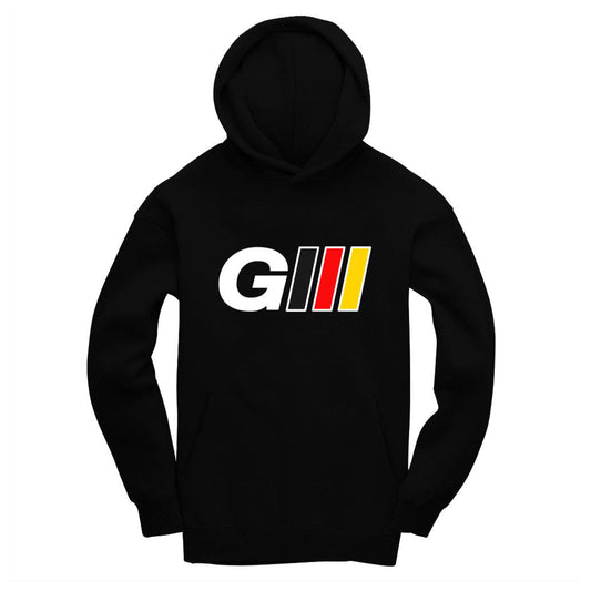 Thick Soft Oversized Black Hoodie (G Logo) - German Autowerks