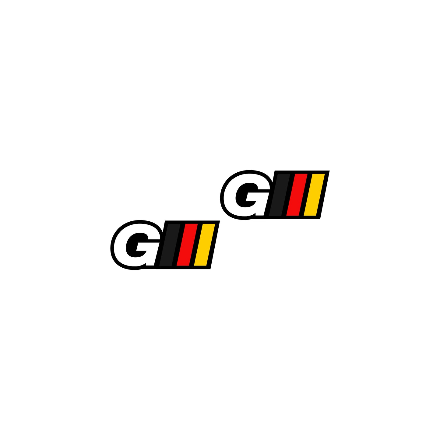 Small G Decal (PAIR)